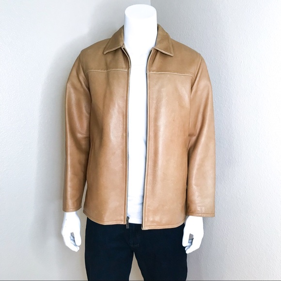 Wilsons Leather Other - WILSONS LEATHER M Julian tan leather jacket